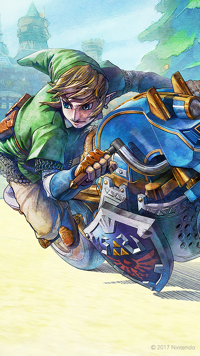 my.nintendo.com/Wallpaper - Mario Kart 8 Deluxe (Link)/MK8DX_Link_[640x1136].jpg